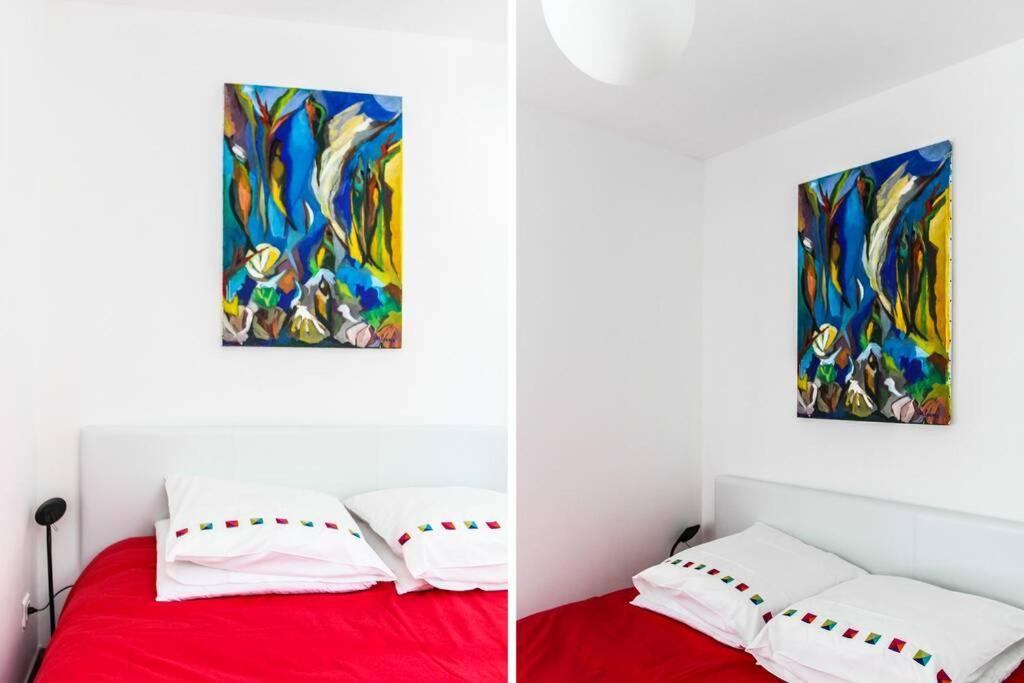 Appartement Lumineux Avec Terrasse Jardin Et Acces Piscine Villefranche-sur-Mer Eksteriør billede
