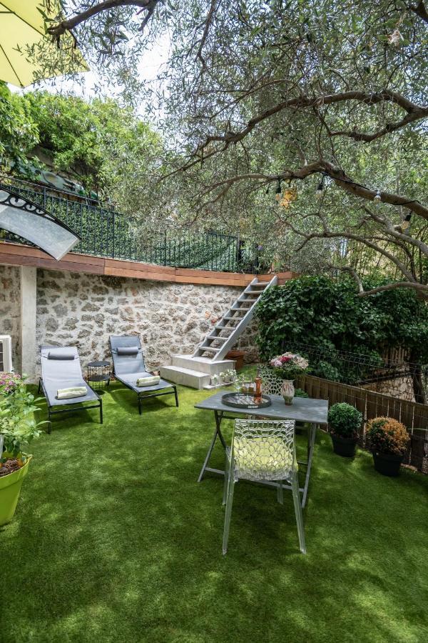 Appartement Lumineux Avec Terrasse Jardin Et Acces Piscine Villefranche-sur-Mer Eksteriør billede